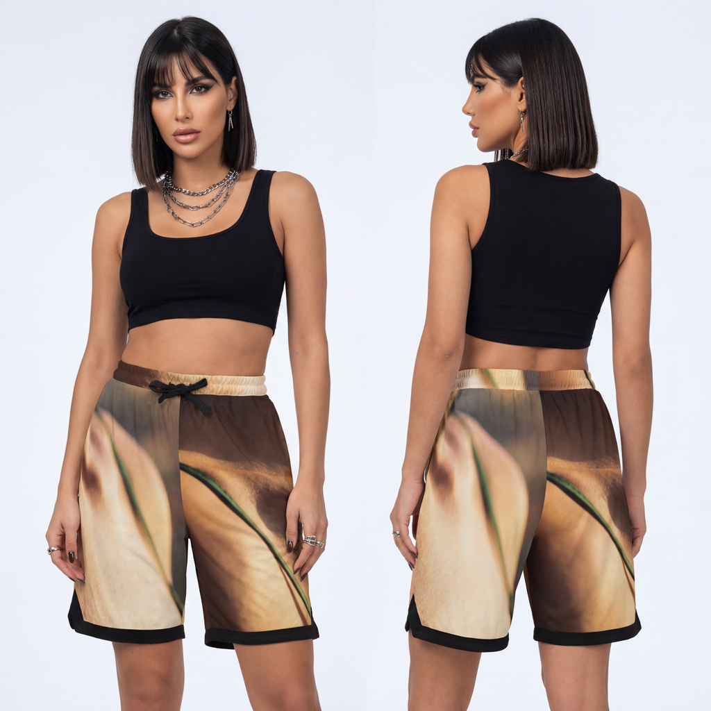 Basketball Rib Shorts - Cinematic Court Style