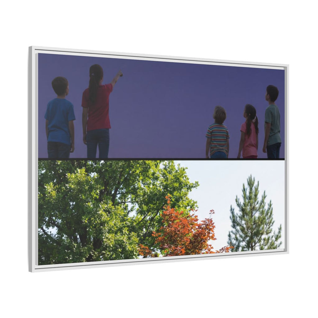 Framed Matte Canvas - Discovery — White / 1.25"
