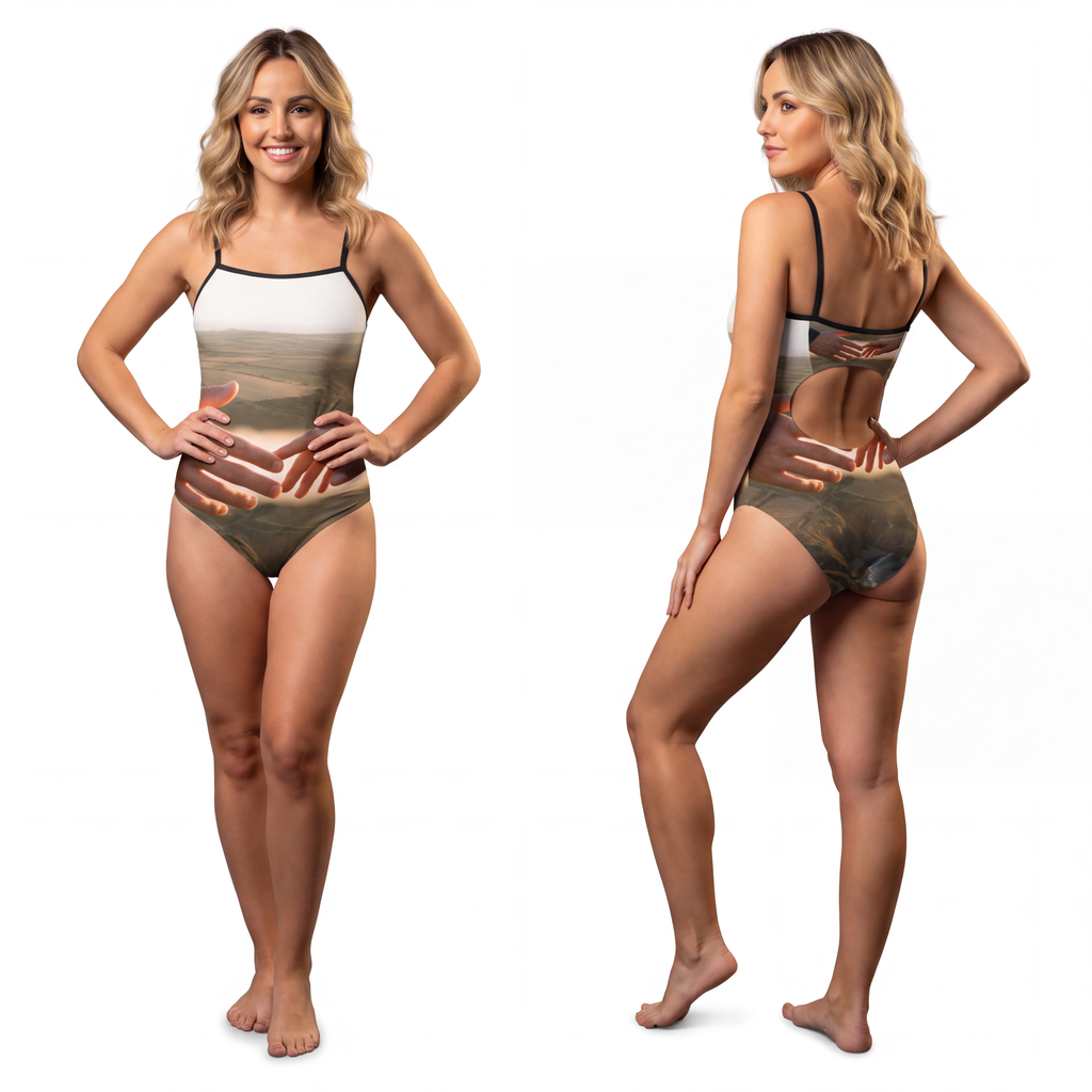 Women's One-piece Swimsuit - The Infinite Touch | Ethereal...