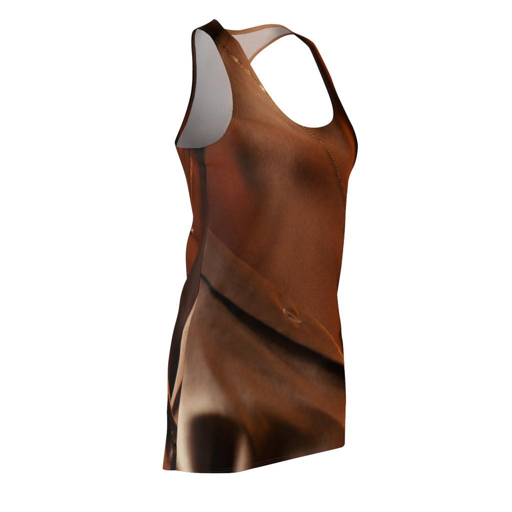 Women's Cut & Sew Racerback Dress - Golden Silk Evening Glow...