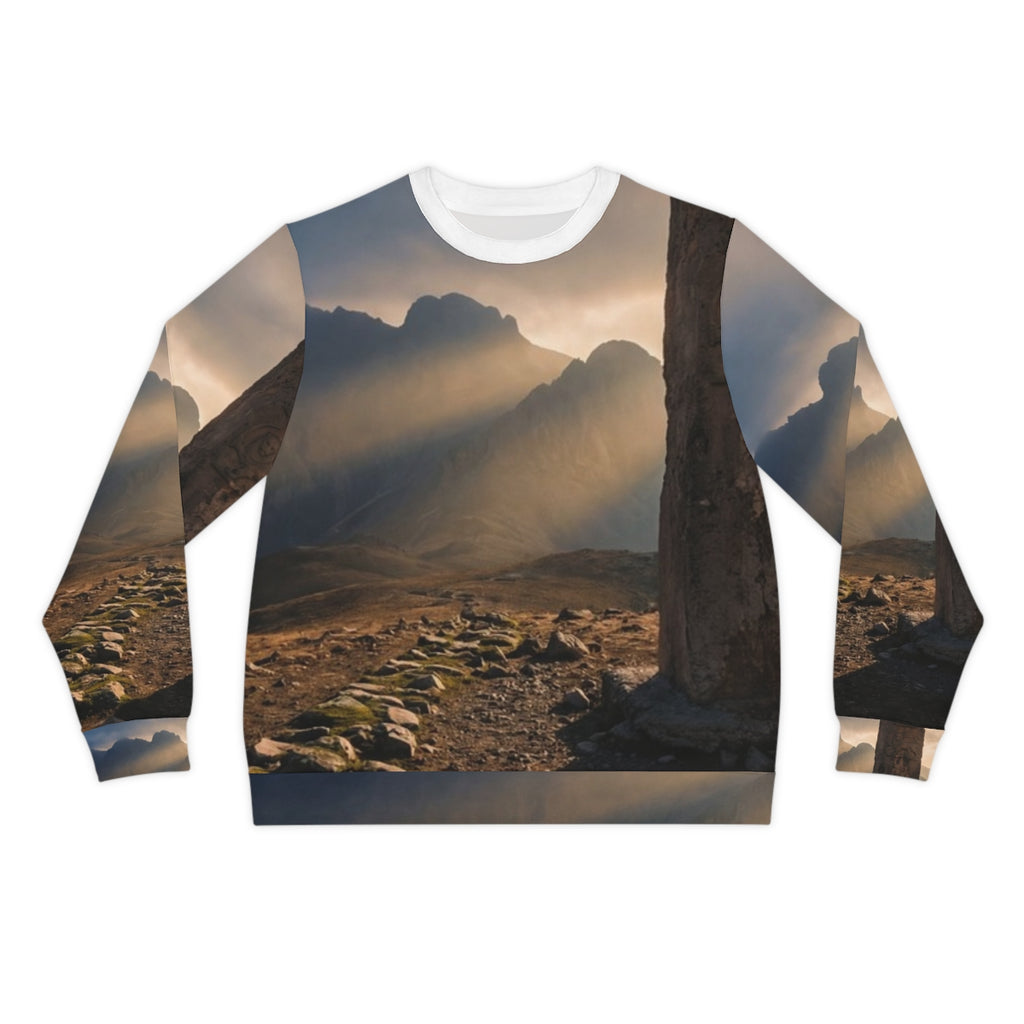 Men's Lightweight Sweatshirt - Mystic Monolith Ancient... |...