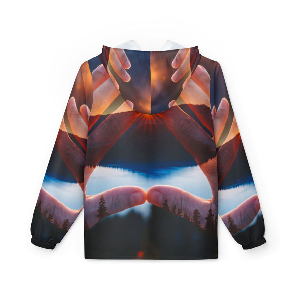 Windbreaker Jacket - Alpine Sunrise Trail | Echovira Gallery
