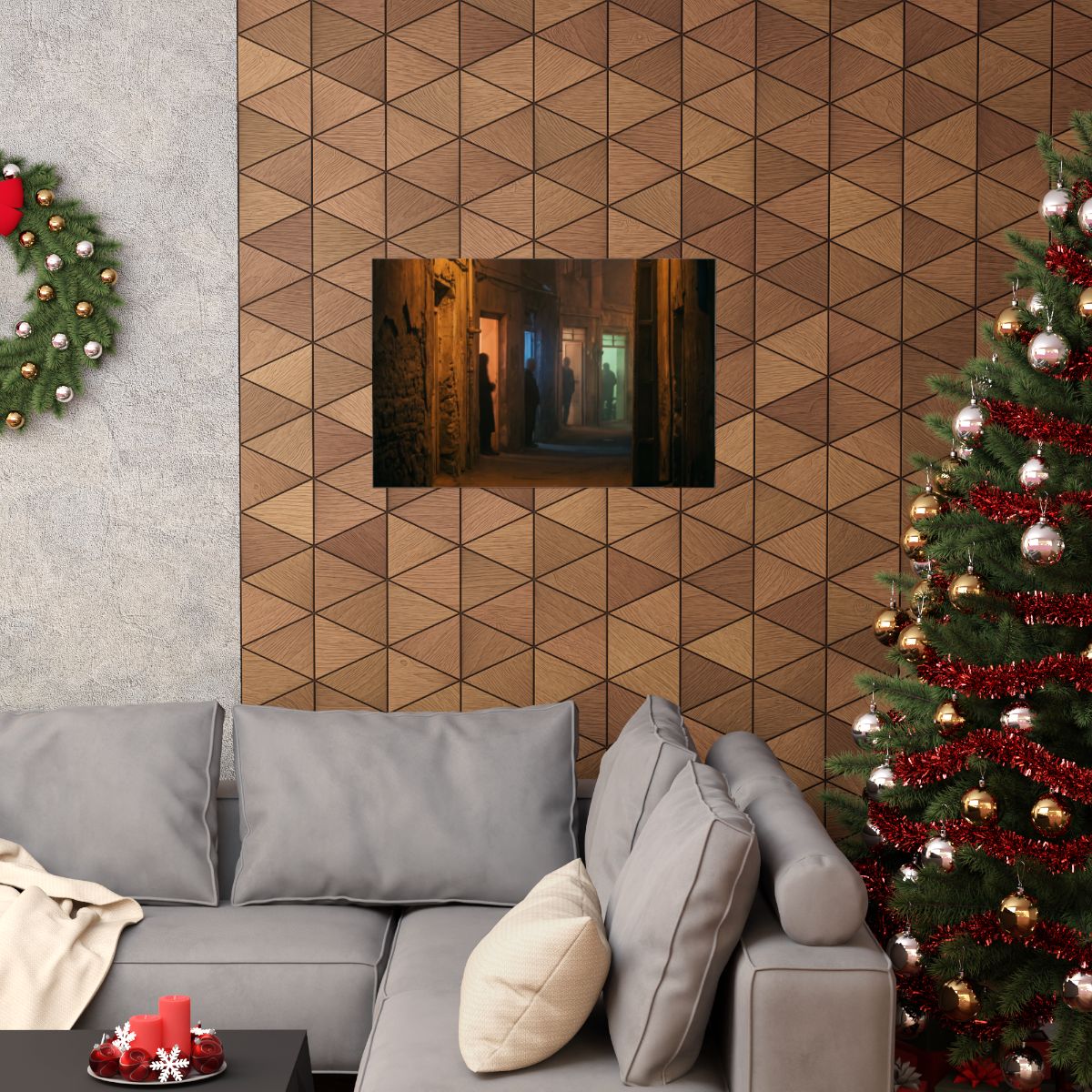 Matte Horizontal Posters - Shadowed Alleyway Mystery Art......