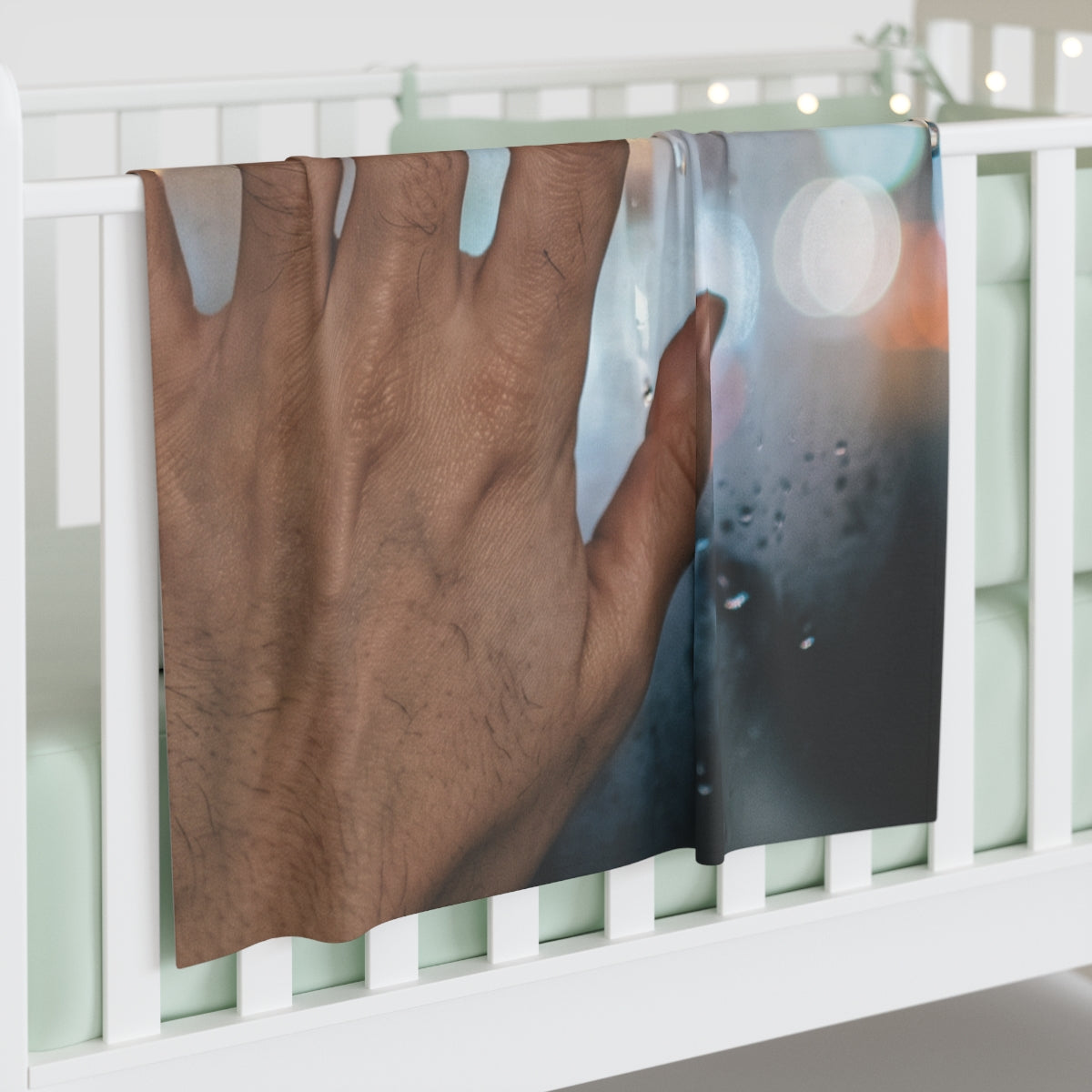 Rainy City Baby Swaddle Blanket