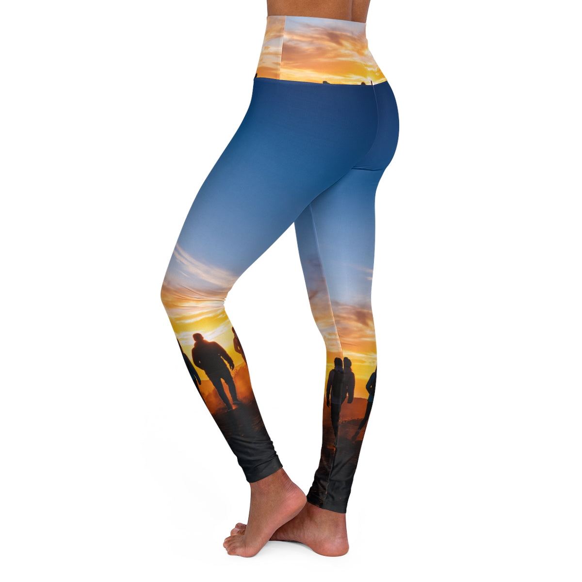 Yoga Leggings - Sunset Horizon