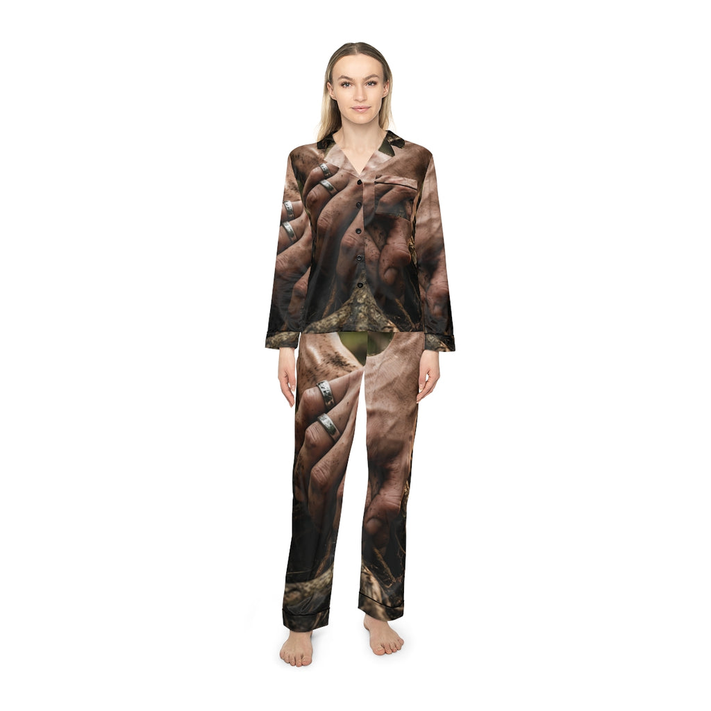 Women's Forest Roots Satin Pajamas