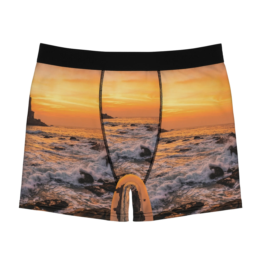 Men's Boxer Briefs - Coastal Sunrise Energy