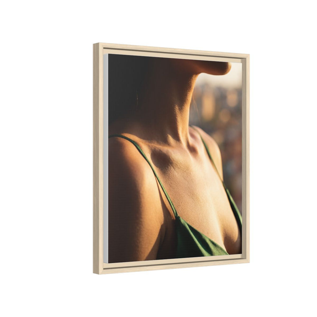 Framed Matte Canvas - Sunlit Muse