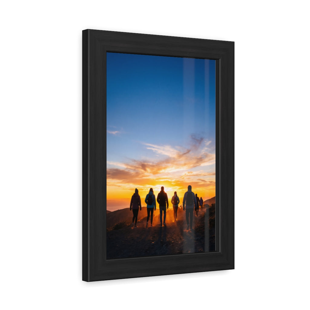 Framed Poster - Sunset Silhouette