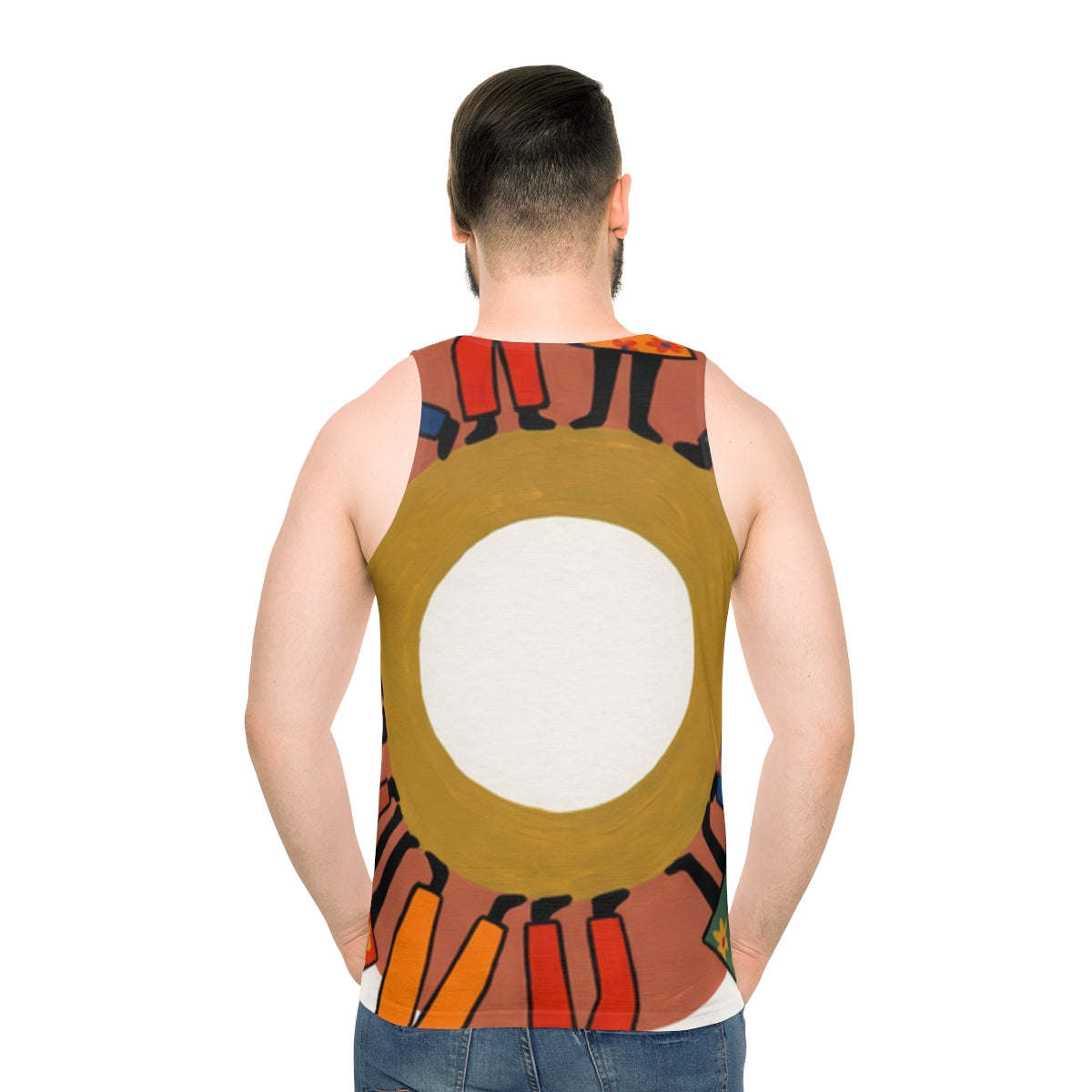 Men's Tank Top - Unity Mandala Folk Art | Echovira Gallery