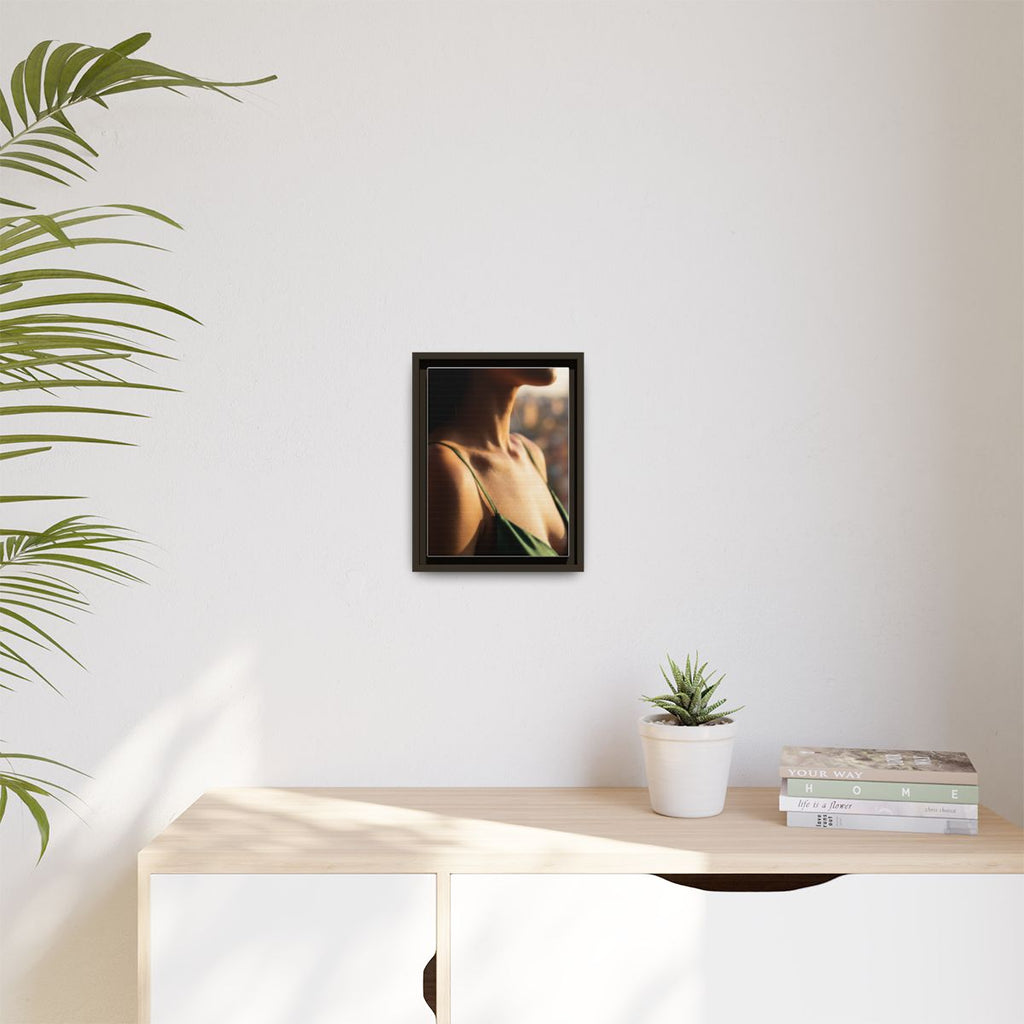 Framed Matte Canvas - Sunlit Muse