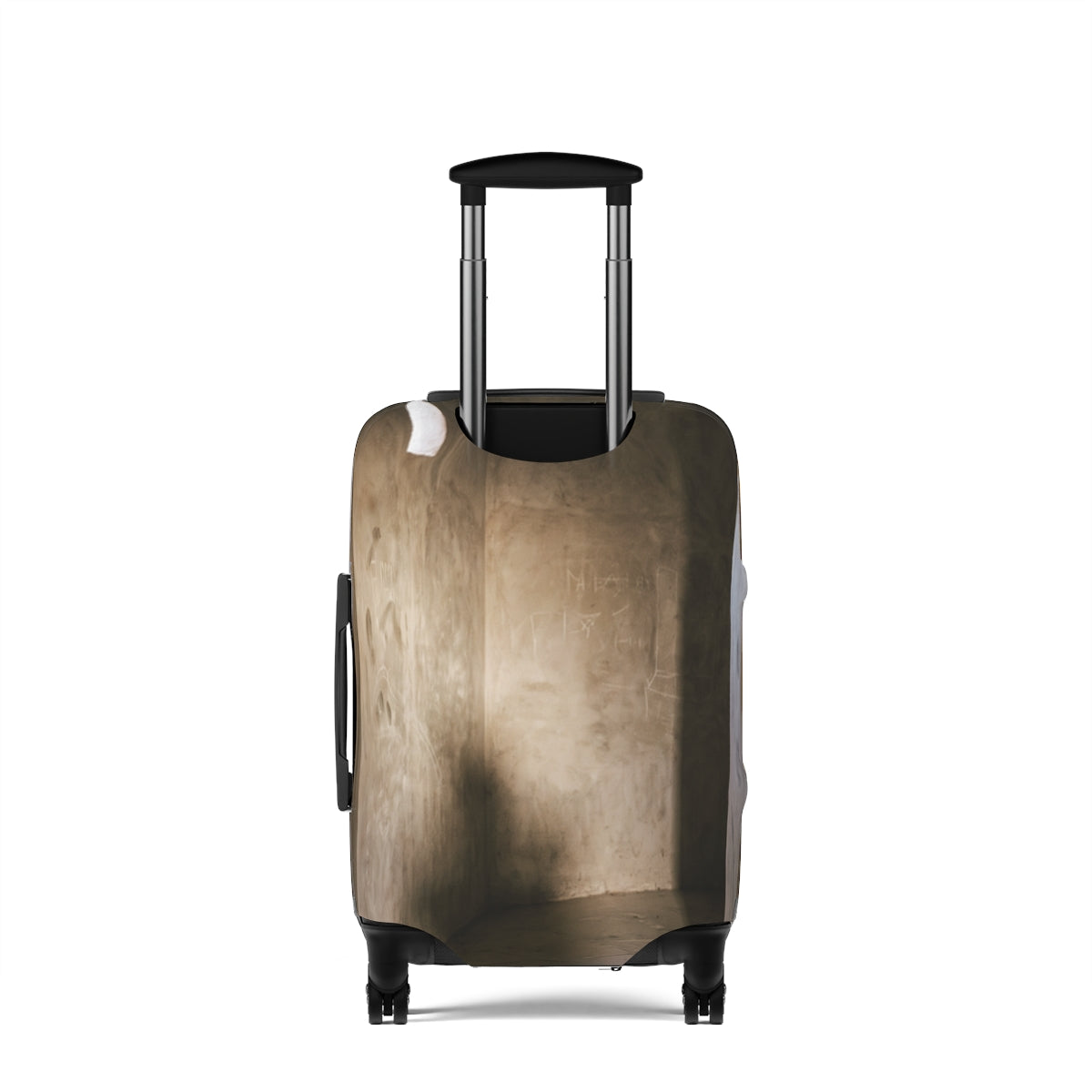 Luggage Cover - Shadows of the Citadel moody architectural...