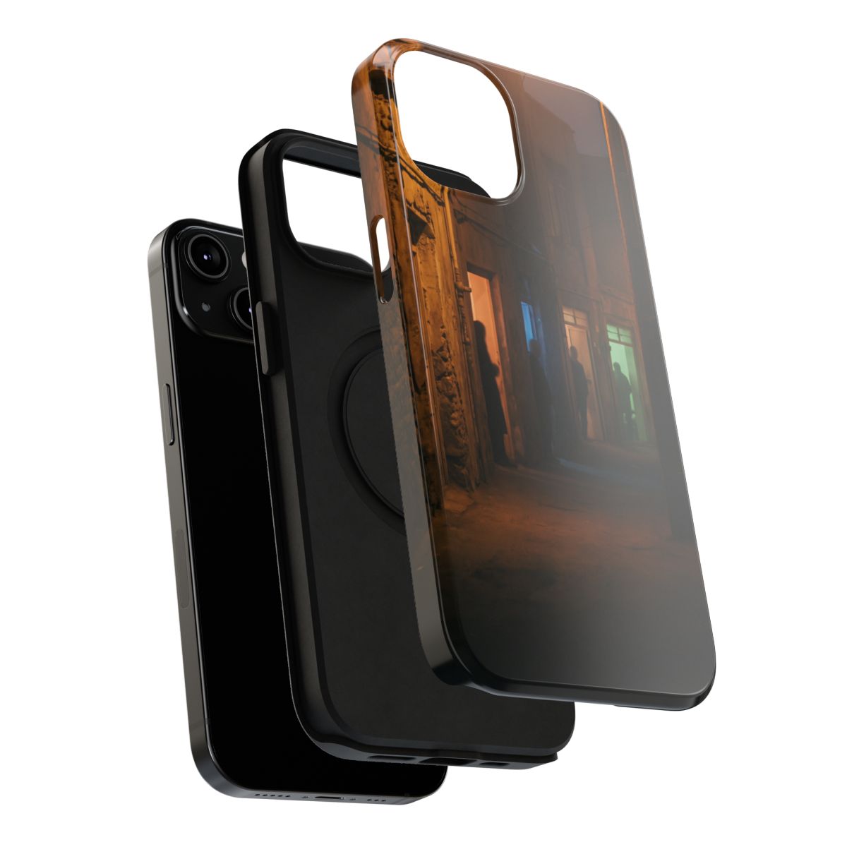 Impact-Resistant Apple iPhone Cases - Shadows of the City | iPhone 17 Pro Max, 17 Pro, 17 Air & More