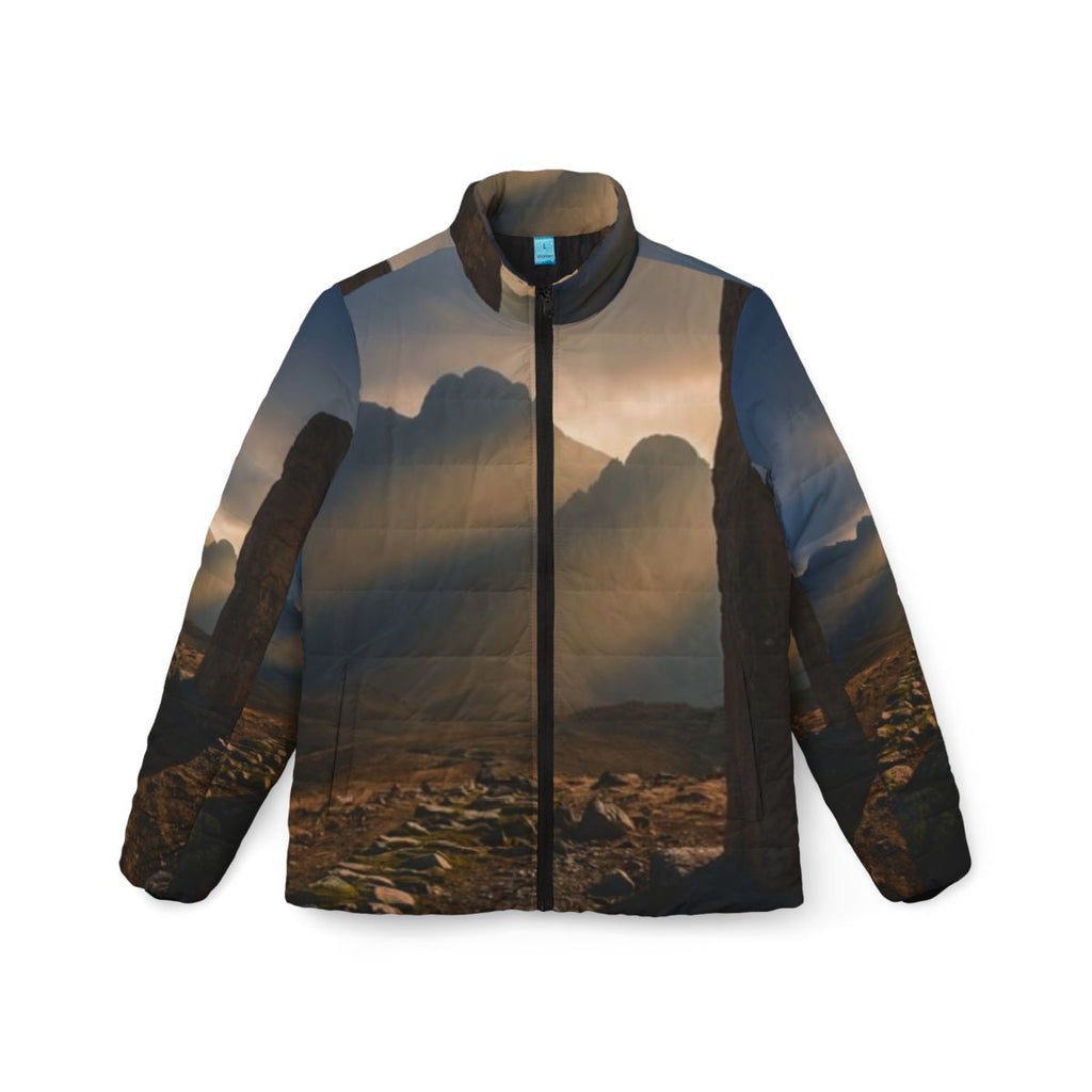 Women's Puffer Jacket - Mystic Monolith Ancient Persian... |...