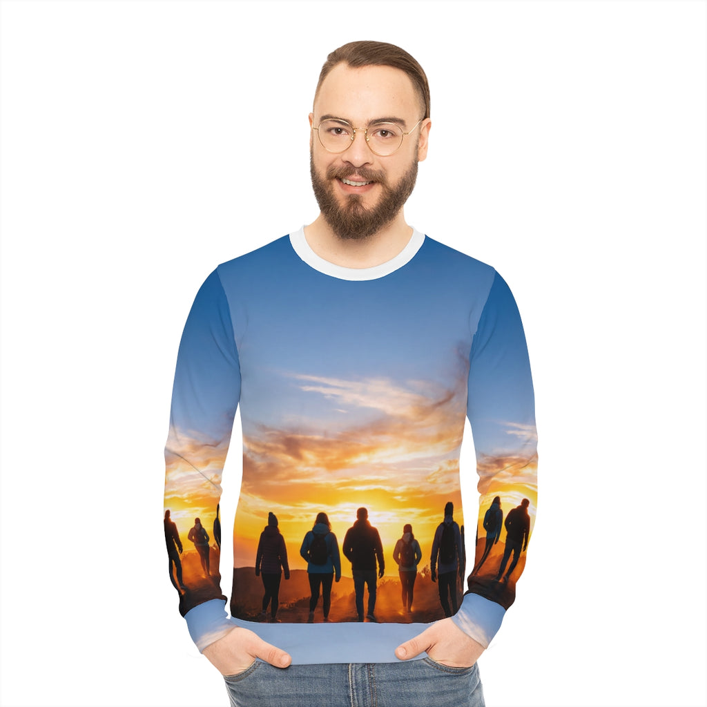 Lightweight Sweatshirt - Alpine Sunset Glow