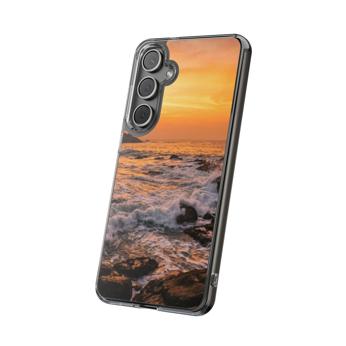 Clear Impact-Resistant Cases - Clear Phone Case - Golden...