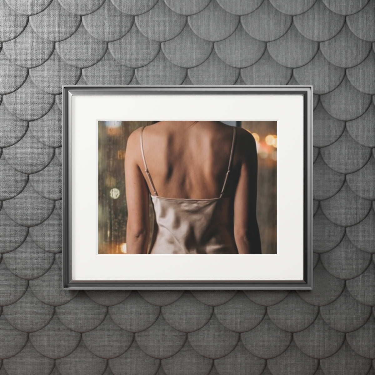 Fine Art Print - Shimmering Rainy City — Landscape (14×11 &...