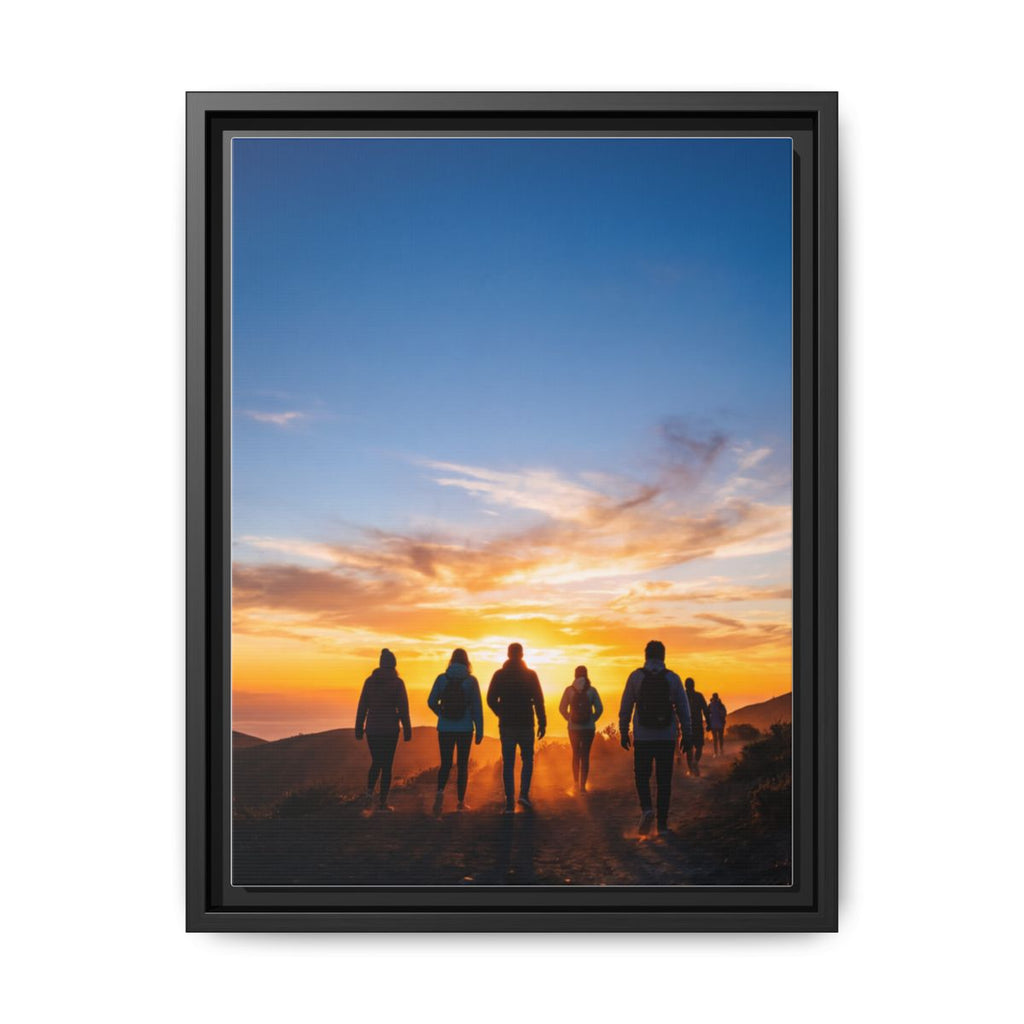 Matte Canvas, Framed - Epic Dawn Trek