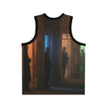 Men's Unisex Basketball Jersey - Nocturnal Alleyway Misty......