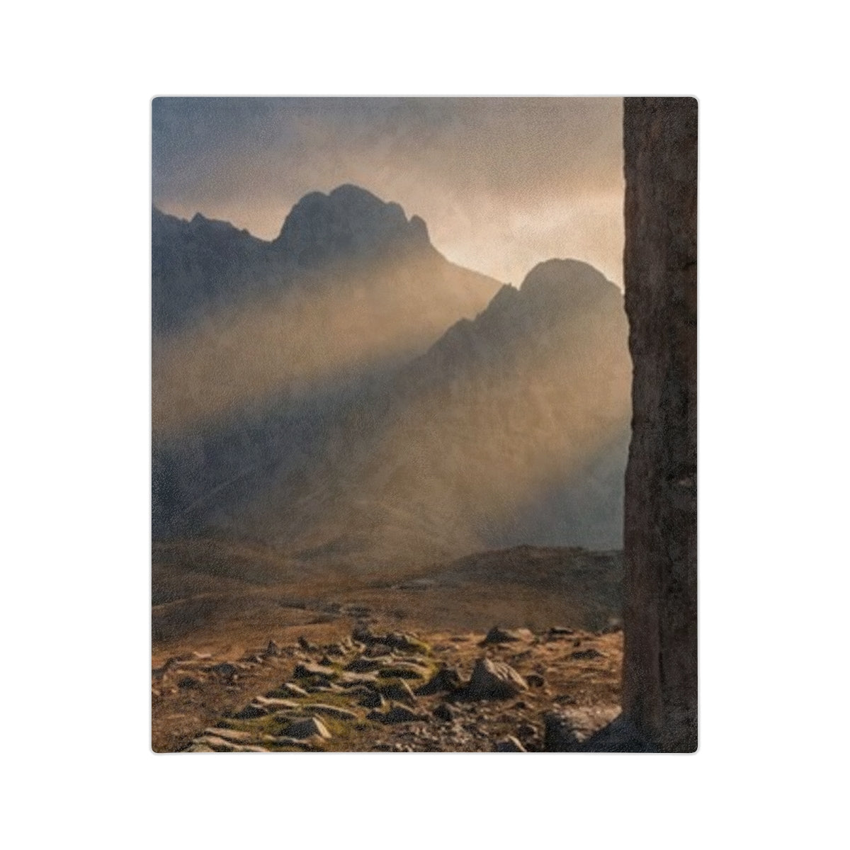 Velveteen Microfiber Blanket - Mystic Monolith Ancient... |...