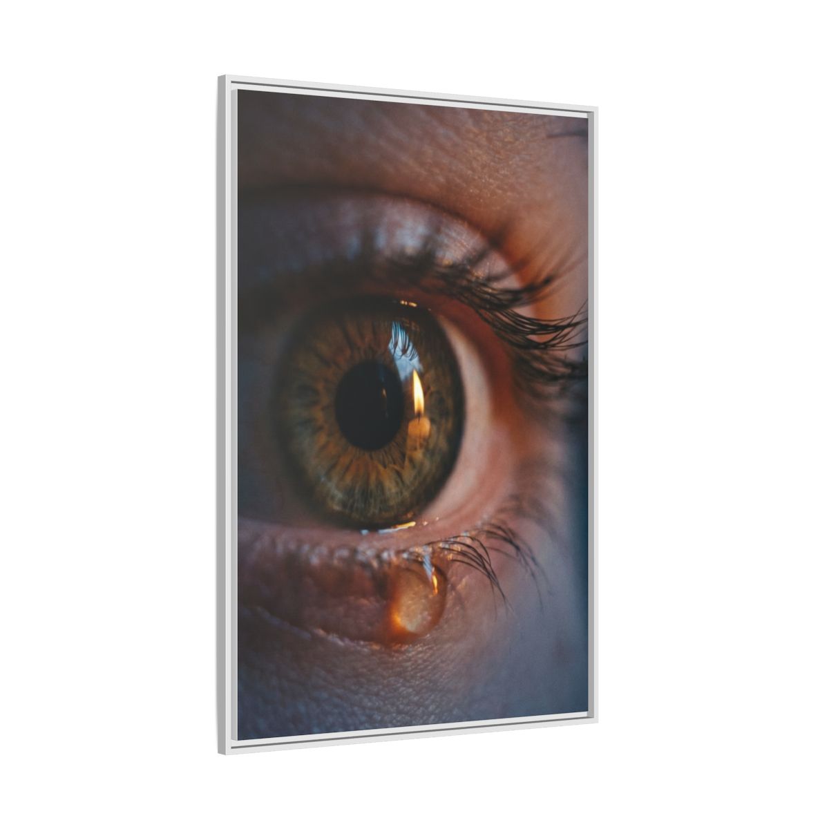 Matte Canvas, Framed - Luminous Tear