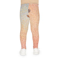Legging enfant art pointilliste Coucher de soleil