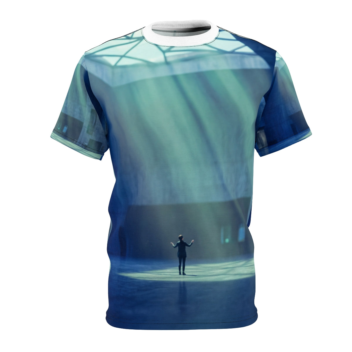 Women's Cut & Sew Tee Brutalist Skylight Art