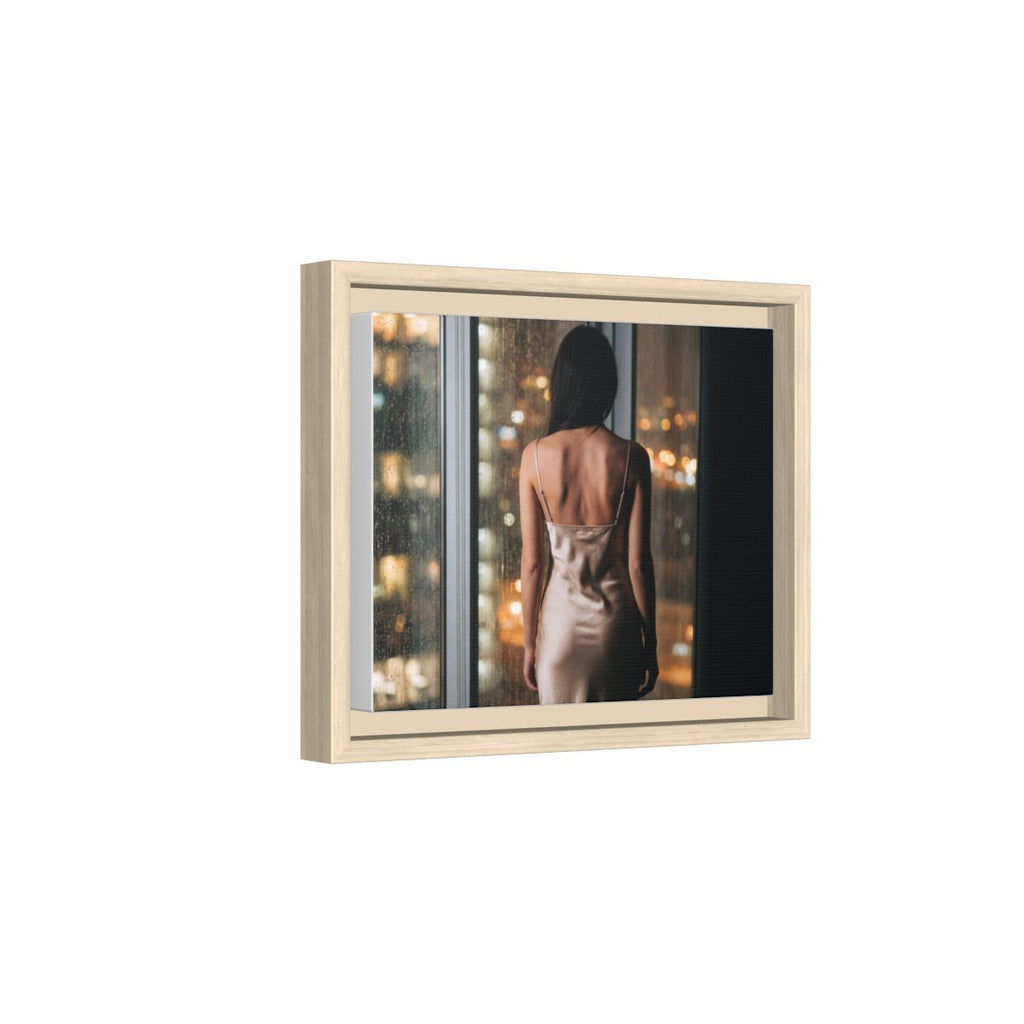 Framed Matte Canvas - Cinematic Nights — Natural / 1.25"