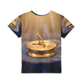 Kids Sports Jersey with Brass Astrolabe Art
