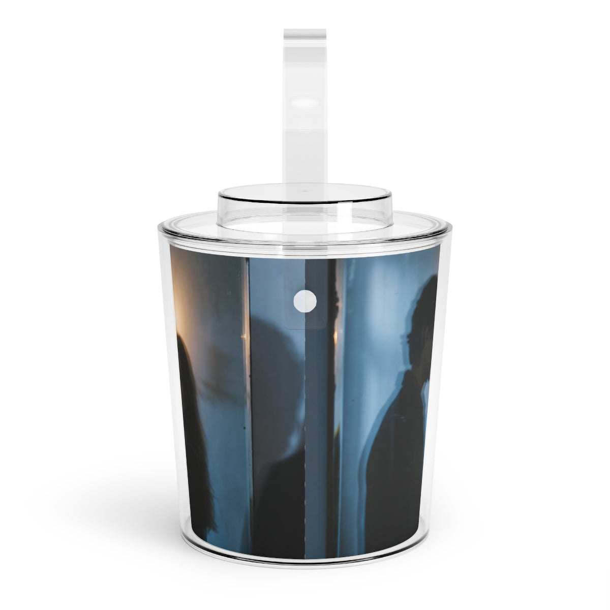 Ice Bucket with Tongs - Midnight Shadow Ice Bucket... |...