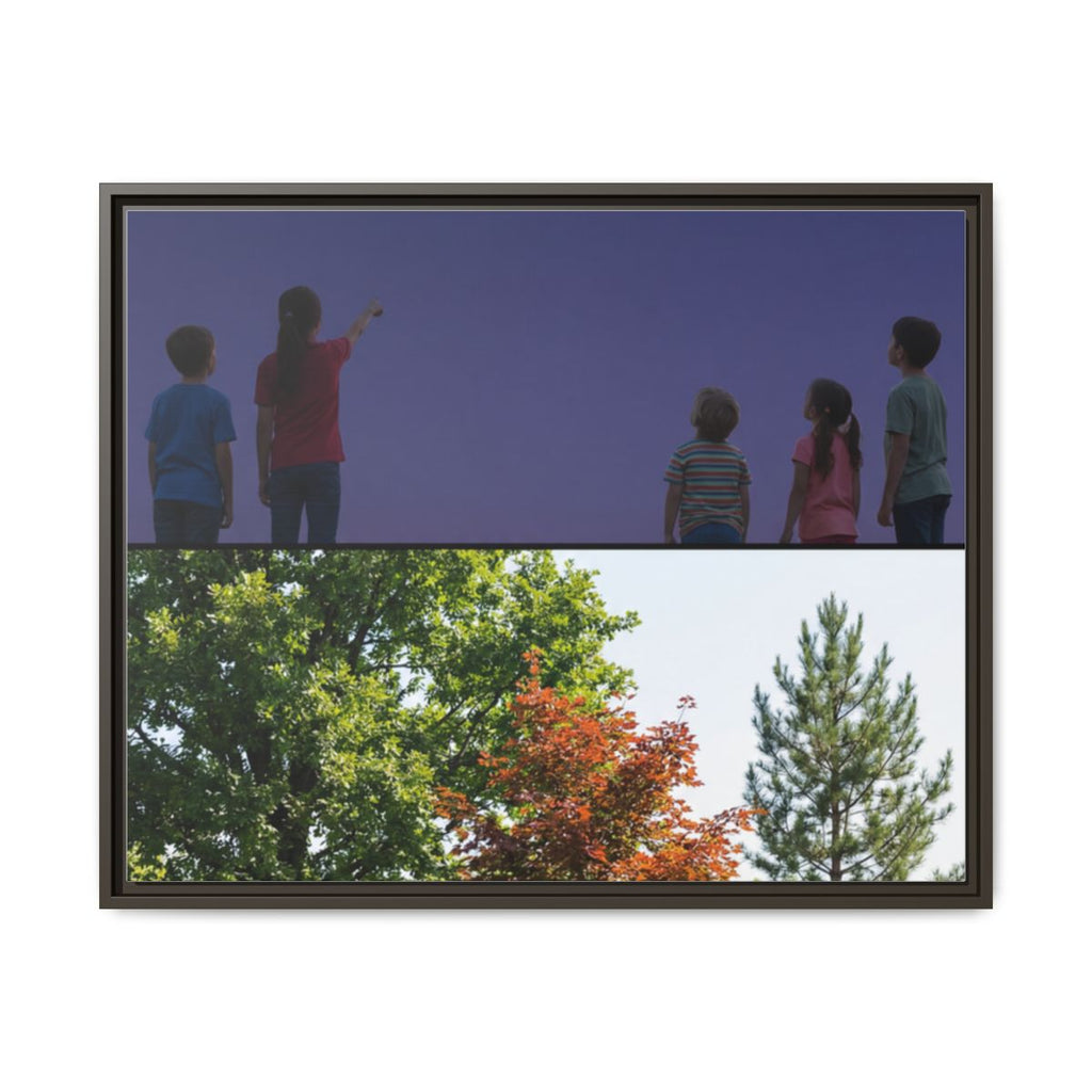 Framed Matte Canvas - Wilderness Gallery — Espresso / 1.25"
