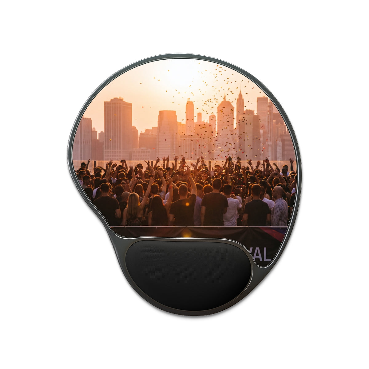 Mouse Pad (Wrist Rest) - City Lights | Echovira Gallery