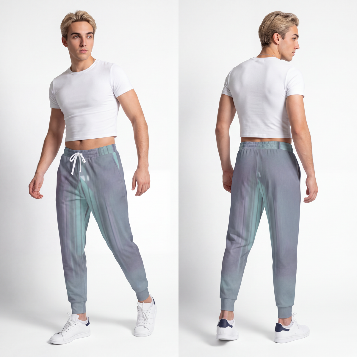 Men's Athletic Joggers - Liminal Fog Office | Echovira...