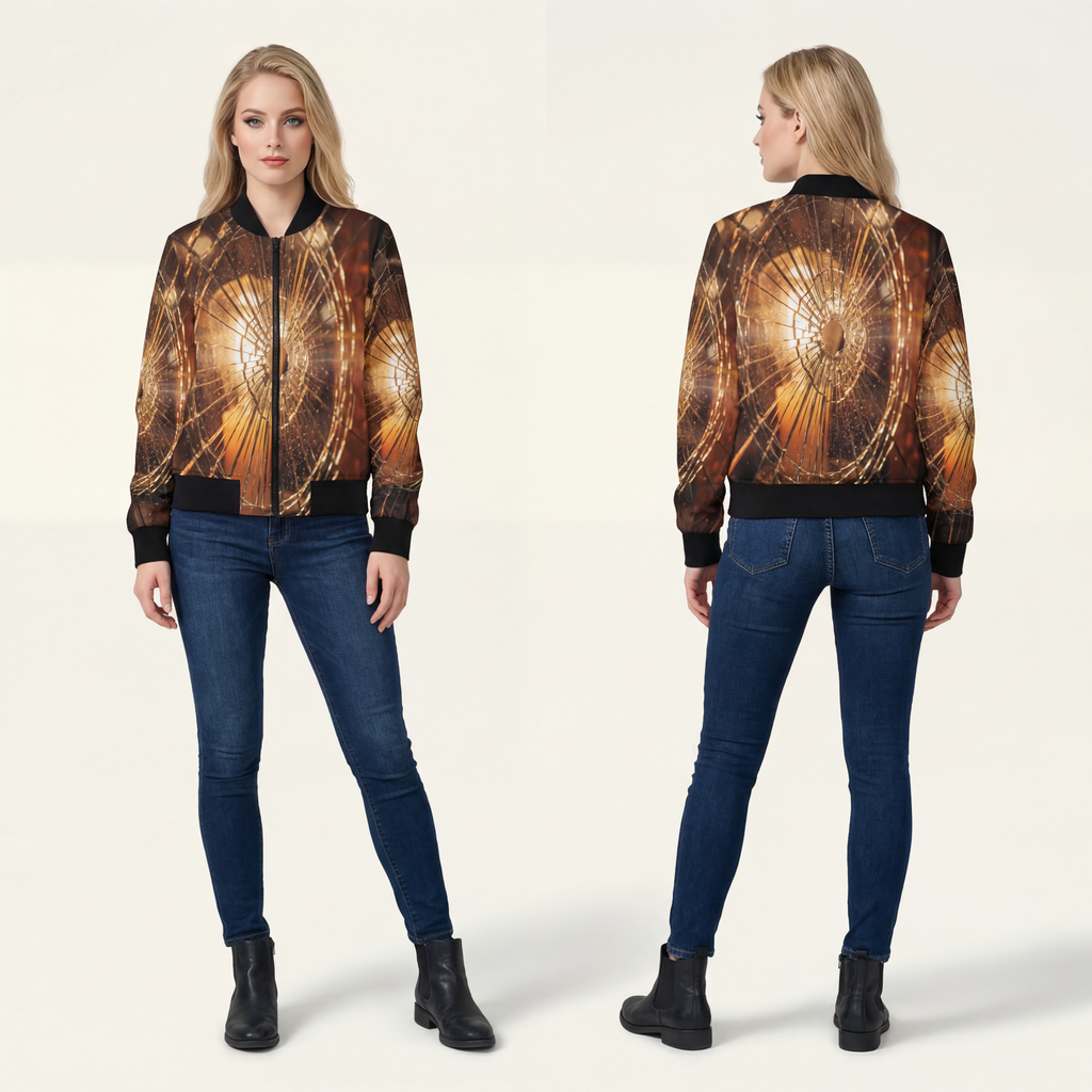 Women's Bomber Jacket - Cinematic Edge