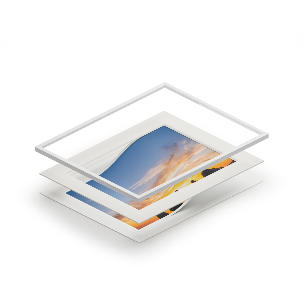 Fine Art Print - Framed Golden Hour Hike — Landscape