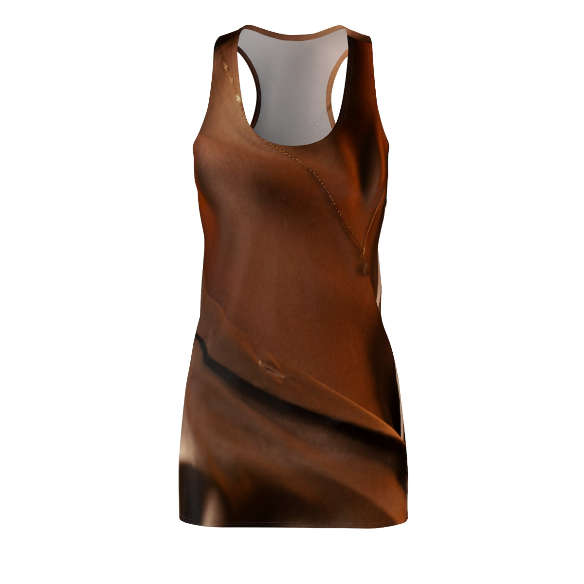 Women's Cut & Sew Racerback Dress - Golden Silk Evening Glow...