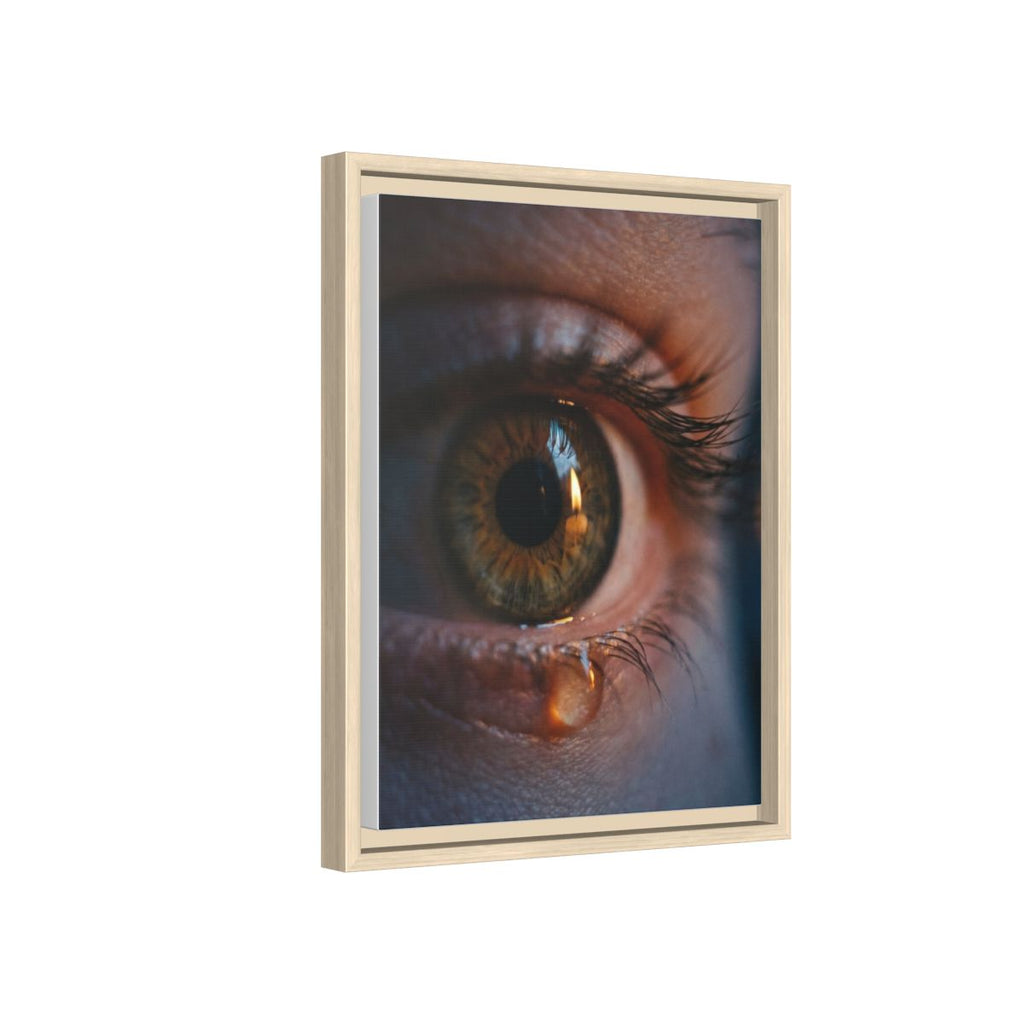 Matte Canvas, Framed - Luminous Tear