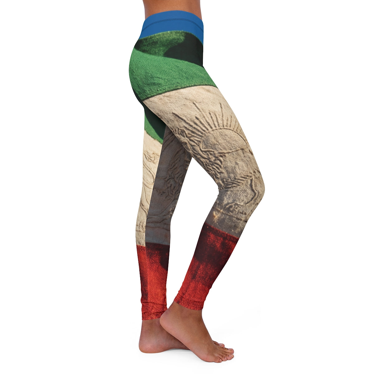 Women's Spandex Leggings - Flag