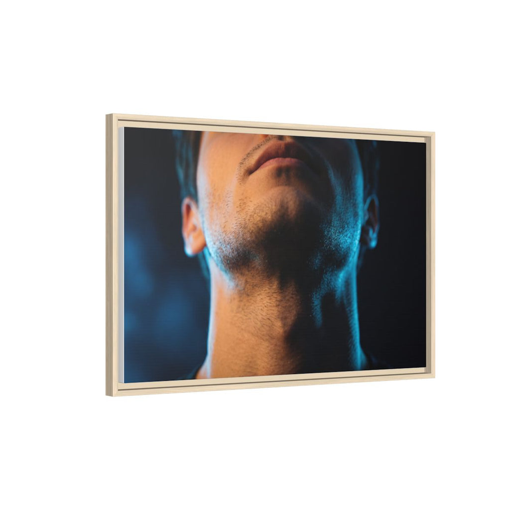 Framed Matte Canvas - Neon Noir