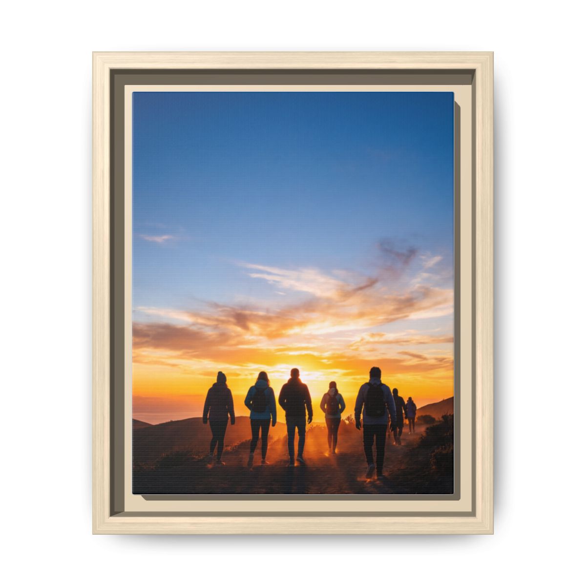 Matte Canvas, Framed - Epic Dawn Trek