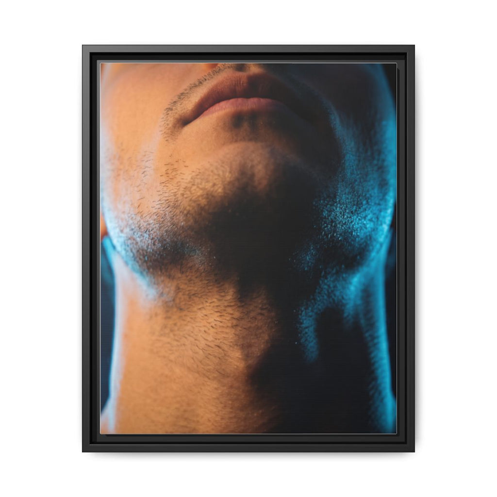 Framed Matte Canvas - Neon Noir