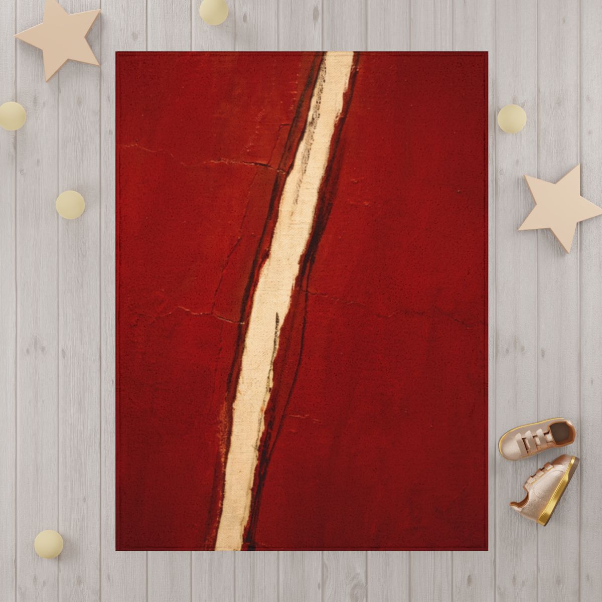 Minimalist Abstract Art Toddler Blanket