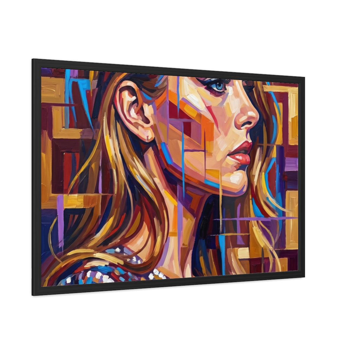 Framed Poster - Shattered Elegance (10×8, 12×8, 11×9, 14×11...