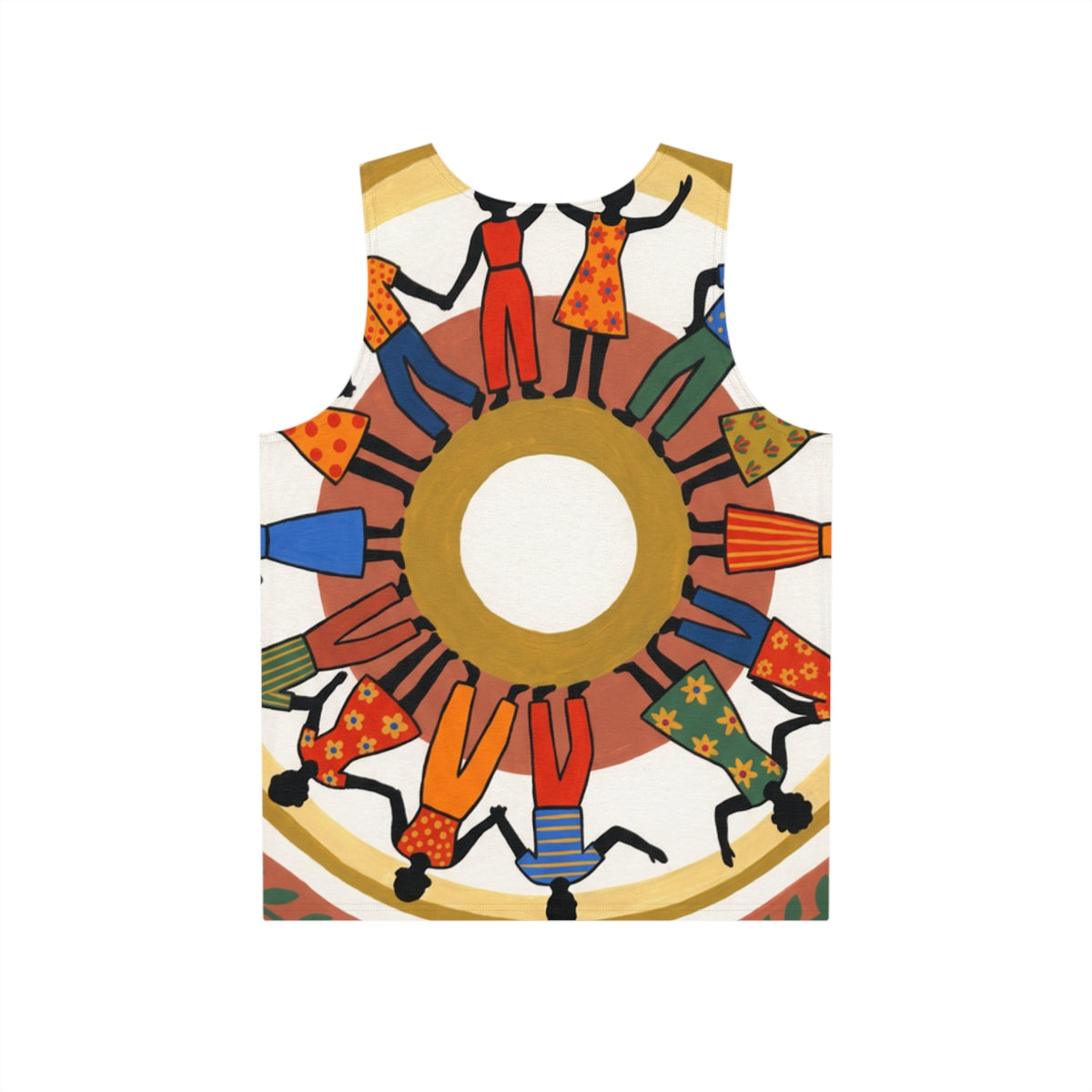 Men's Tank - Unity Mandala Folk Art | Echovira Gallery