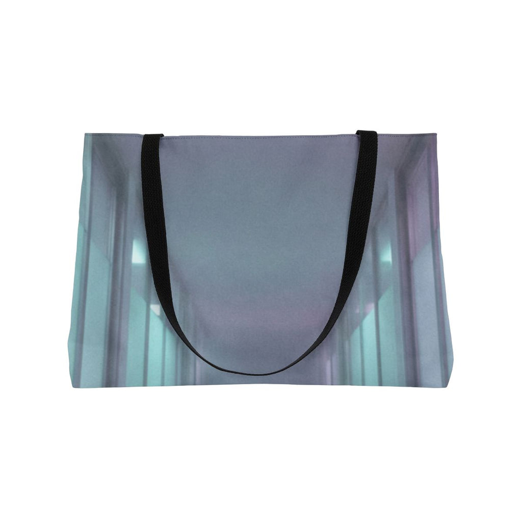Weekender Tote Bag - Liminal Corridor Fog Art Print |...