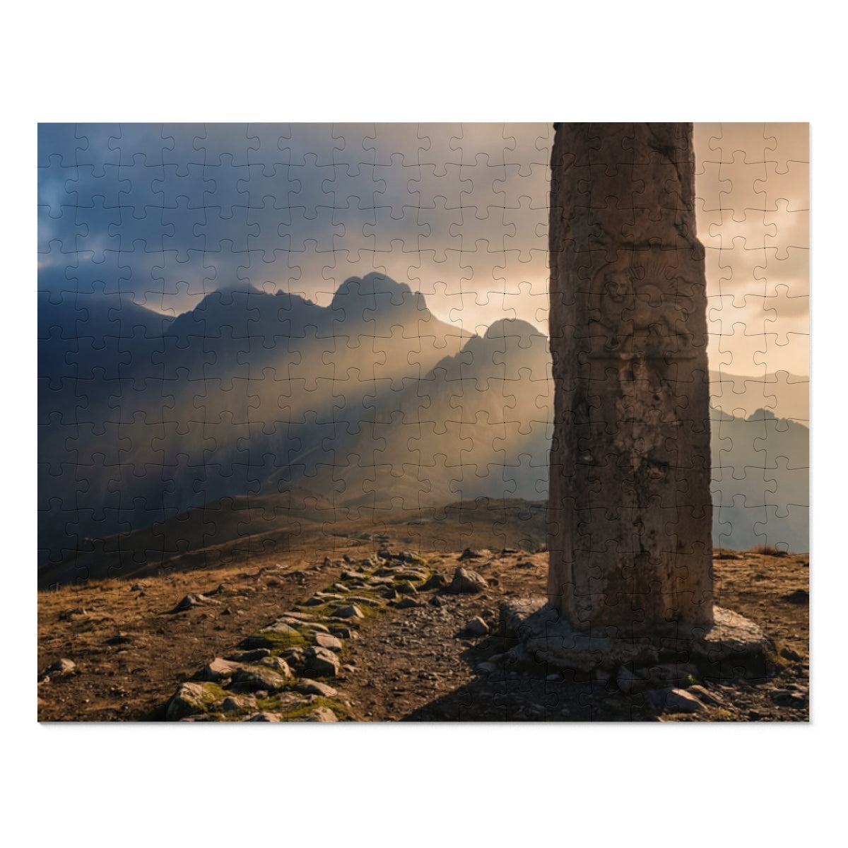 Jigsaw Puzzle with Tin - Jigsaw Puzzle - Cinematic Landscape
