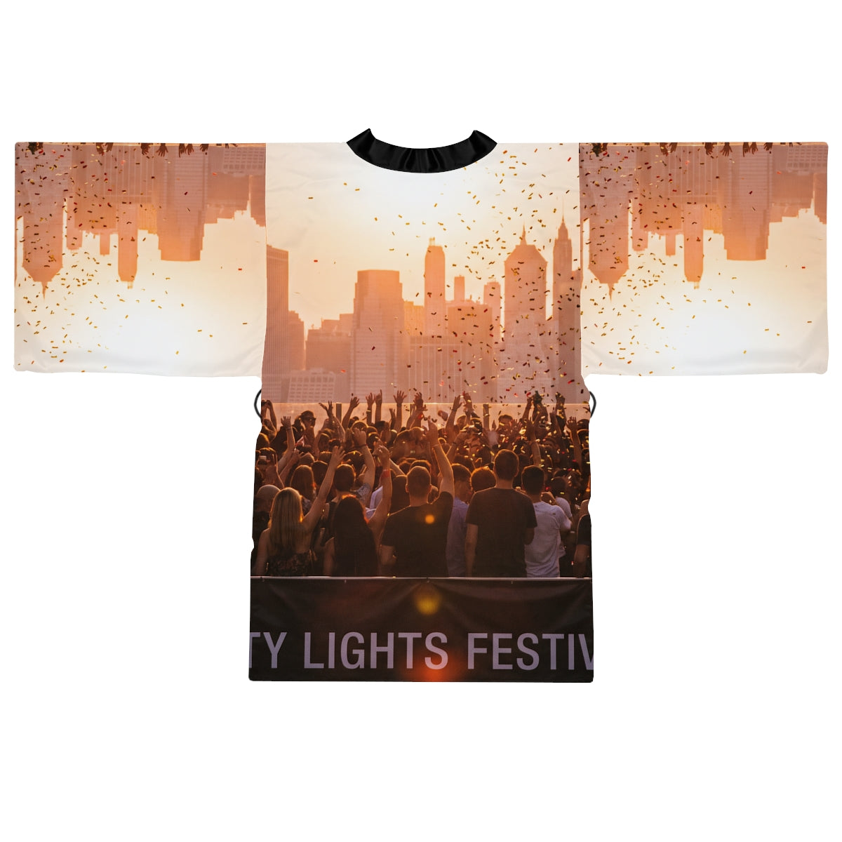 Kimono Robe - City Lights Festival | Echovira Gallery