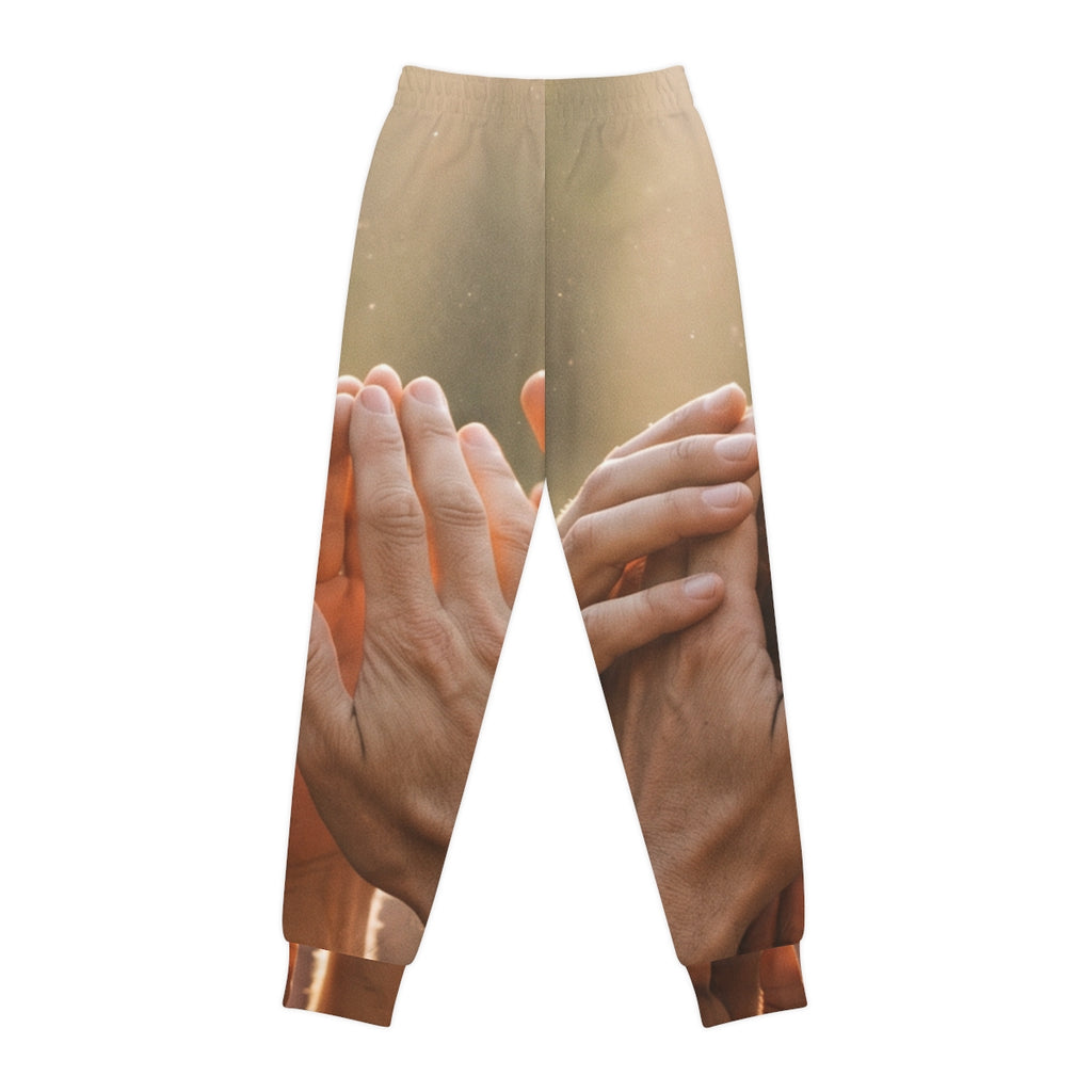 Youth Joggers - Golden Rays of Unity Wall Art | Echovira...