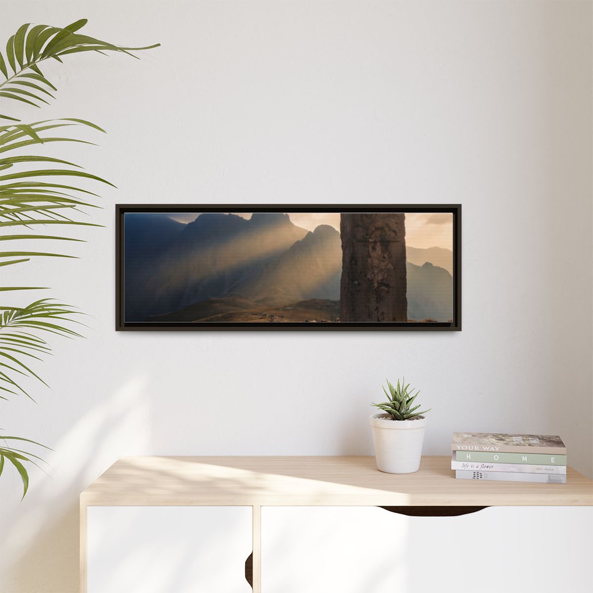 Matte Canvas, Framed - Mystic Monolith Ancient Persian... |...