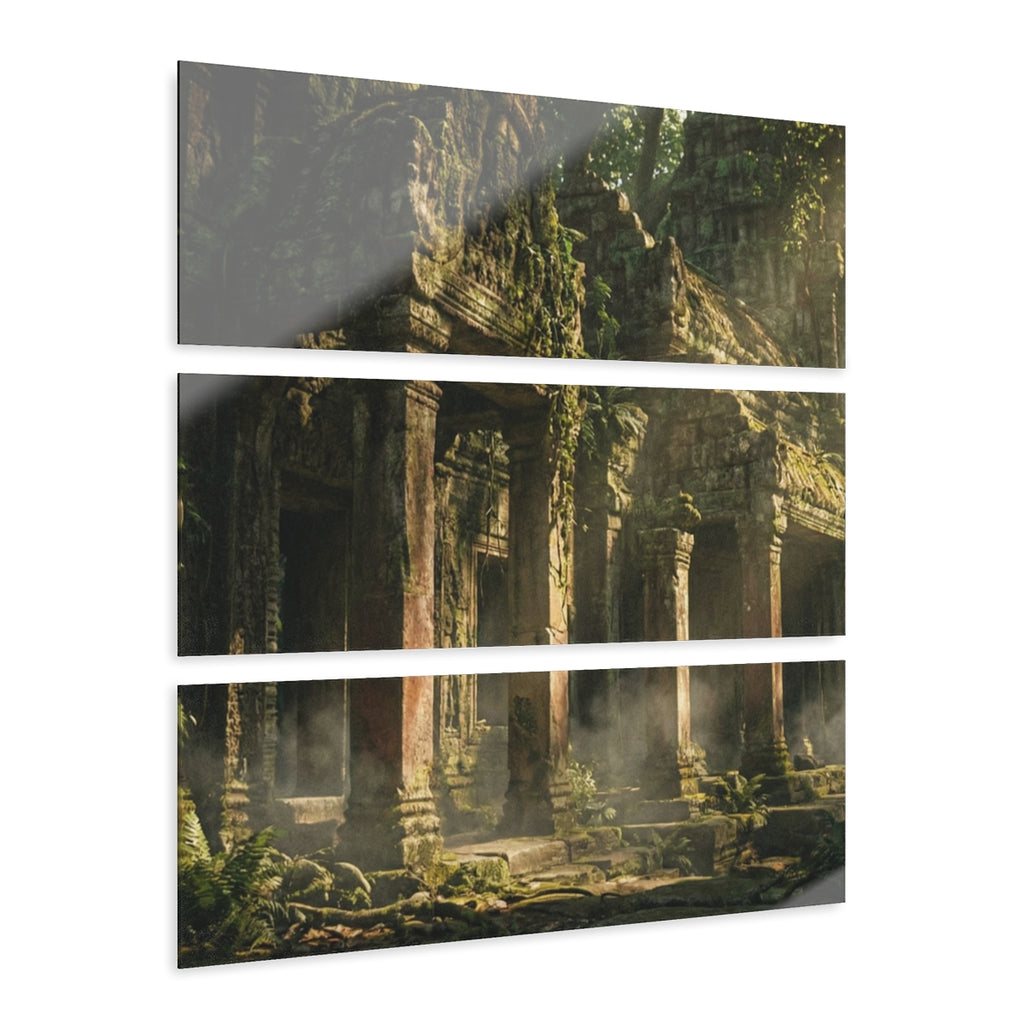 Acrylic Prints Triptych - Overgrown Sanctuary | Echovira...